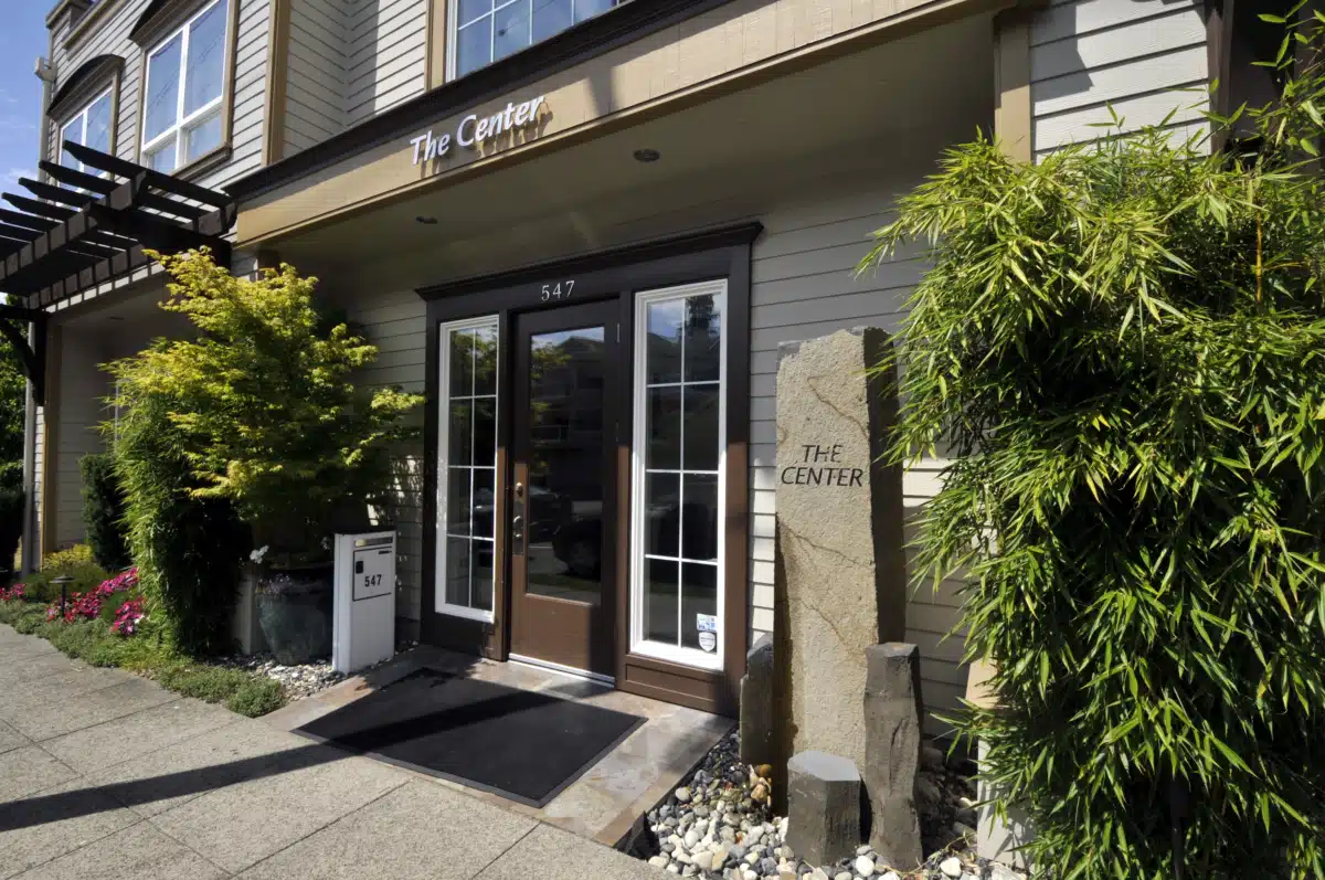Center — treatment facility exterior